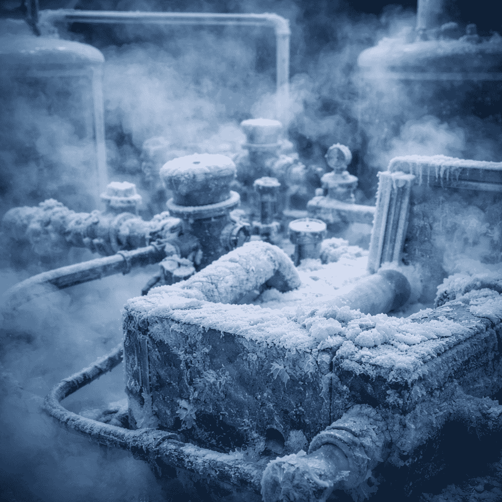 Frosty cryogenic chamber
