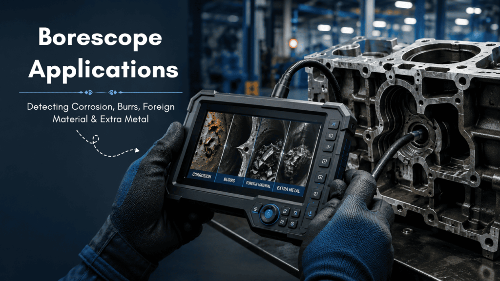 Borescope Applications in Detecting Corrosion, Burrs, Foreign Material, and Extra Metal
