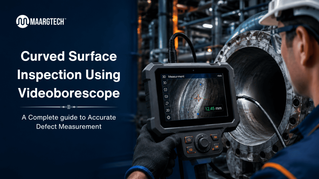 Curved Surface Inspection Using Videoborescope