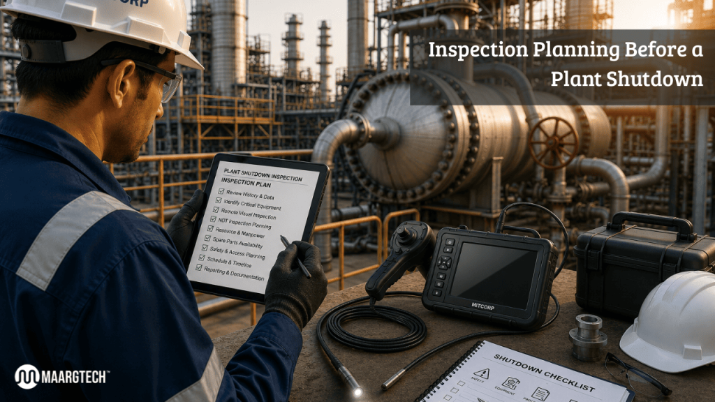Inspection Planning Before a Plant Shutdown