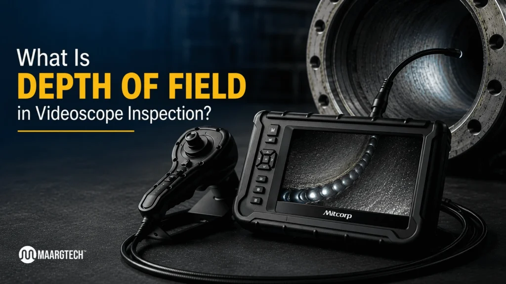 What is Depth Of field in videoscope Inspection