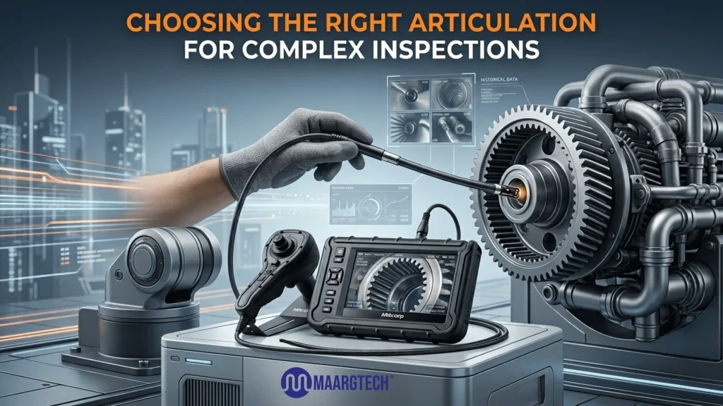 Choosing the right articulation for compleax inspection