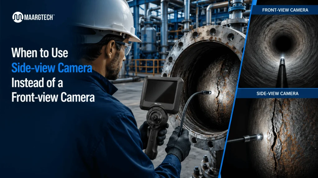 When to use side-view camera Instead of a front-view camera